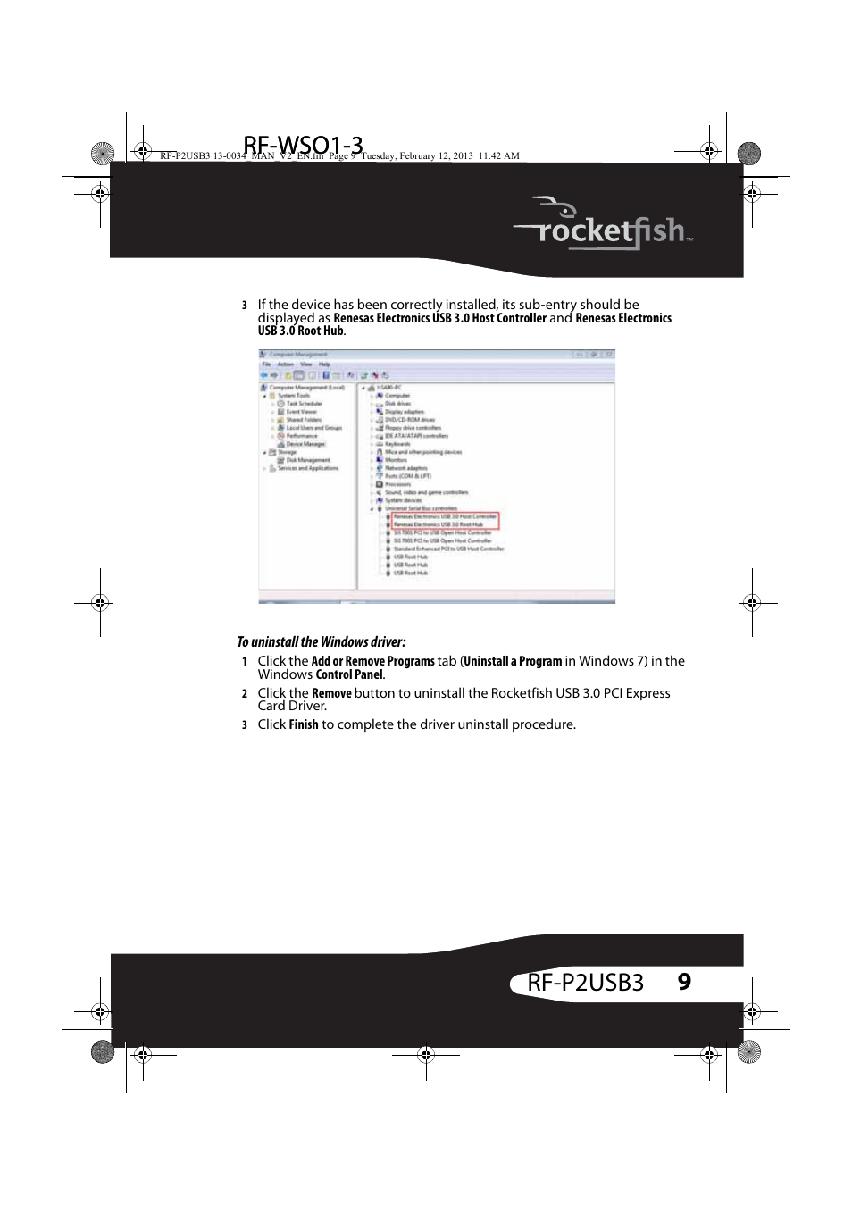 RocketFish RF-P2USB3 - User Manual User Manual | Page 9 / 15