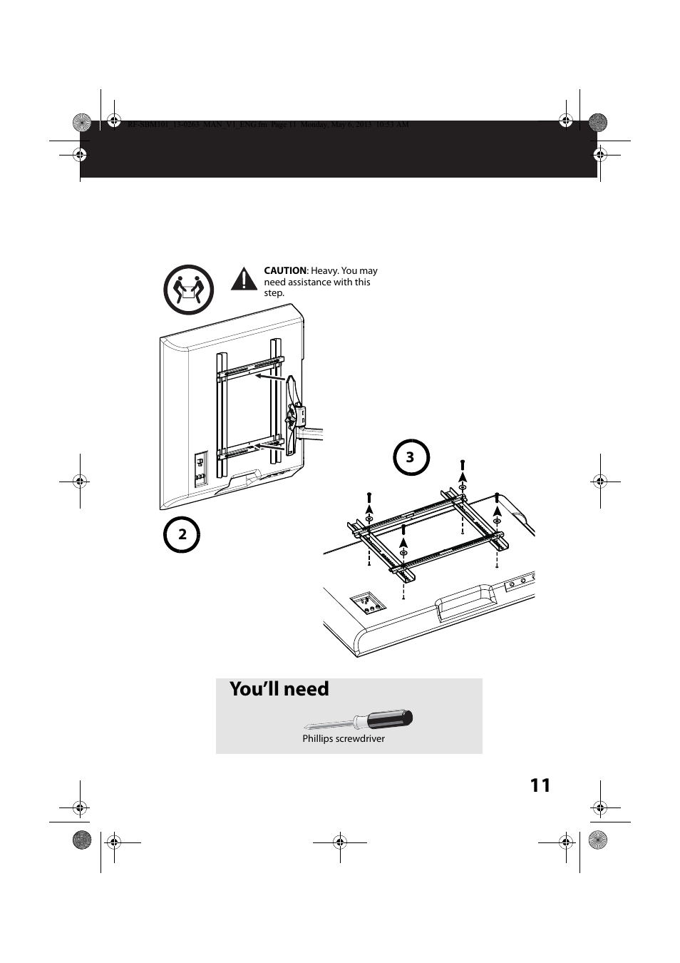 11 you’ll need | RocketFish RF-SBM101 - User Manual User Manual | Page 11 / 25