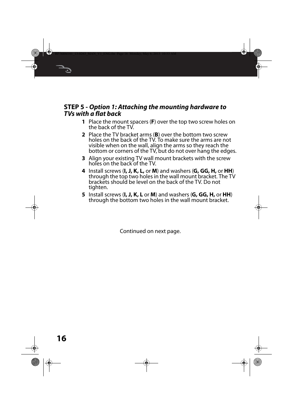 RocketFish RF-SBM101 - User Manual User Manual | Page 16 / 25