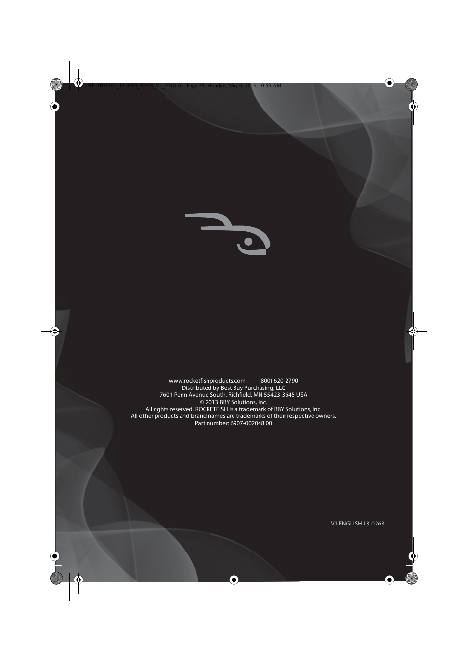 RocketFish RF-SBM101 - User Manual User Manual | Page 25 / 25