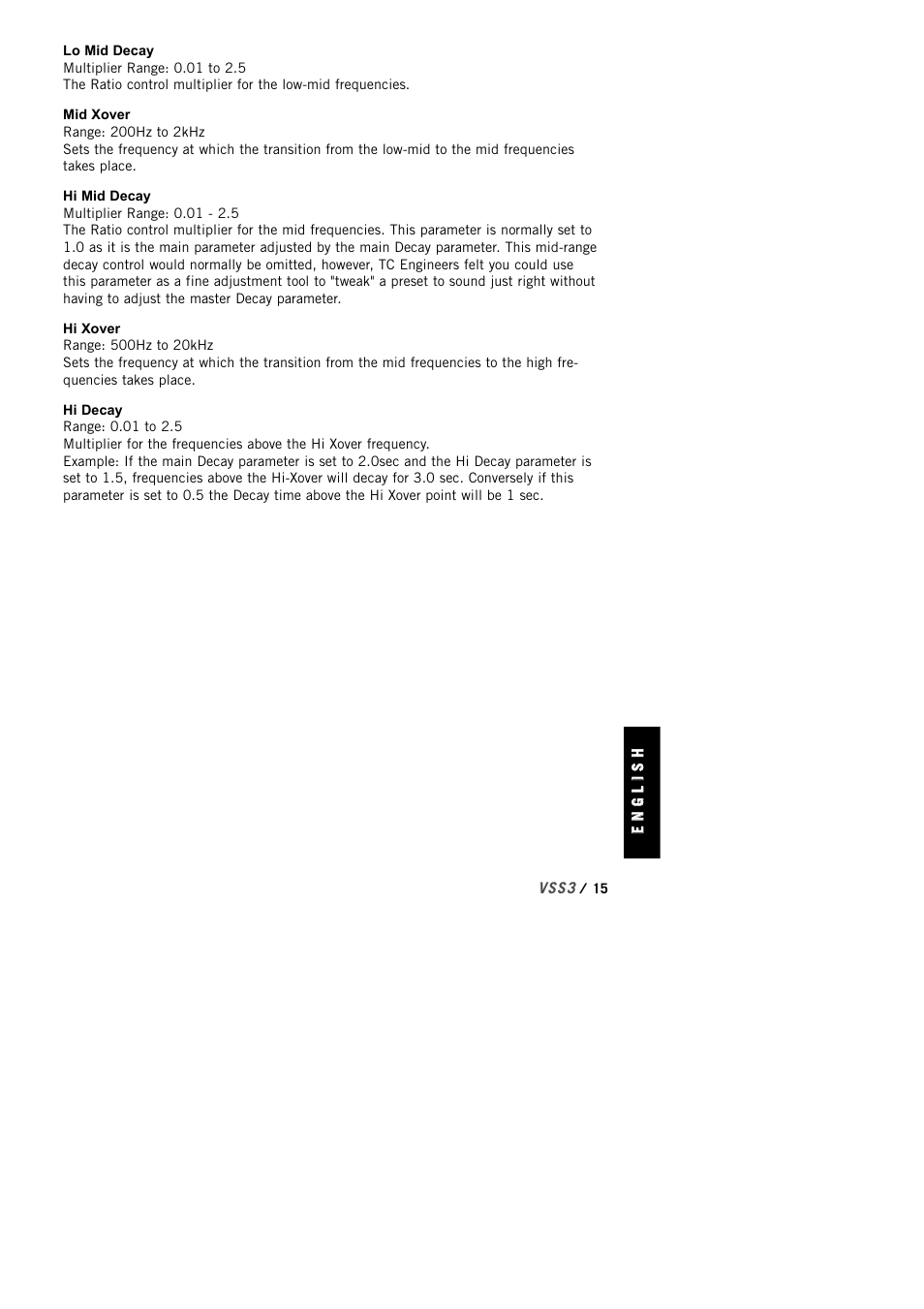 TC Electronic VSS3 TDM User Manual | Page 15 / 22