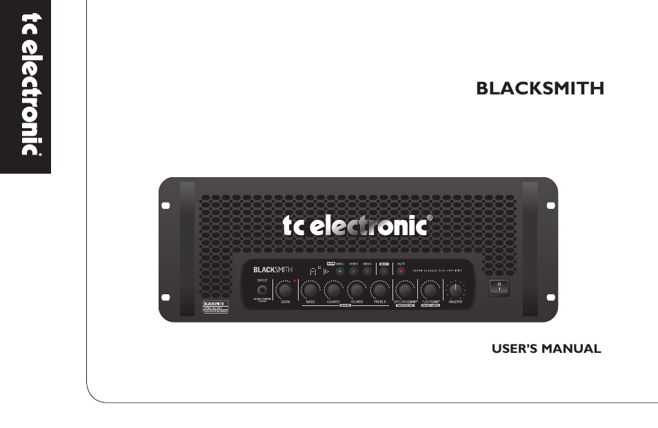 TC Electronic Blacksmith User Manual | 24 pages