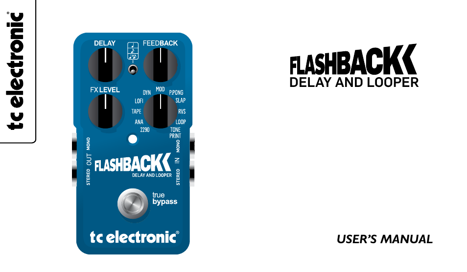 TC Electronic Flashback Delay User Manual | 18 pages