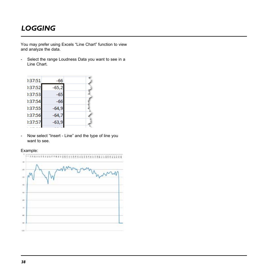 Logging | TC Electronic LM2 User Manual | Page 38 / 46