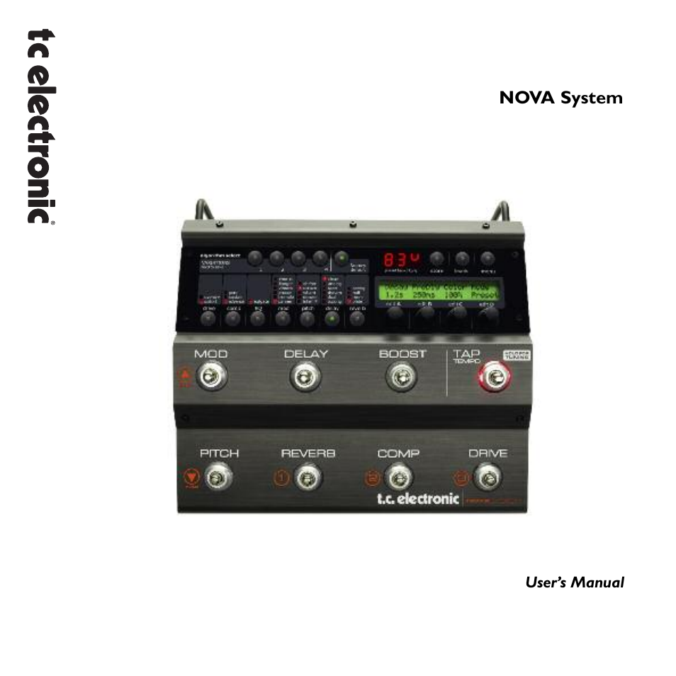 TC Electronic Nova System User Manual | 46 pages
