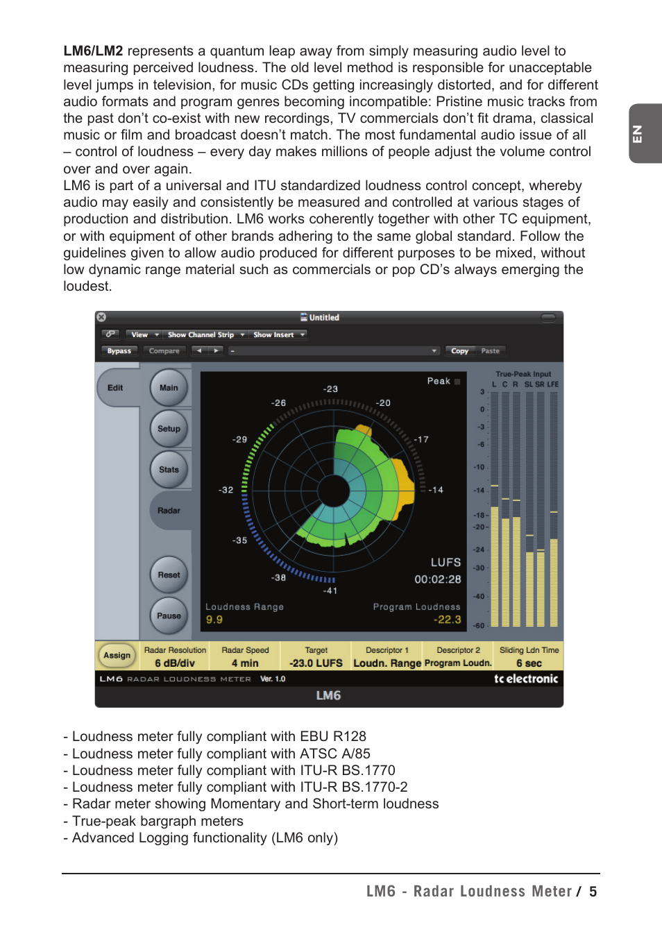 TC Electronic LM2 Plug-in User Manual | Page 5 / 24