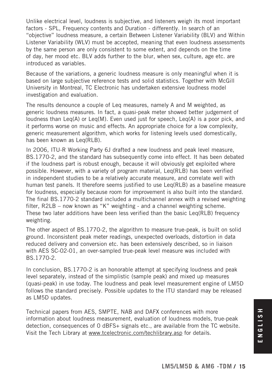 TC Electronic Radar Meter Bundle TDM User Manual | Page 17 / 24