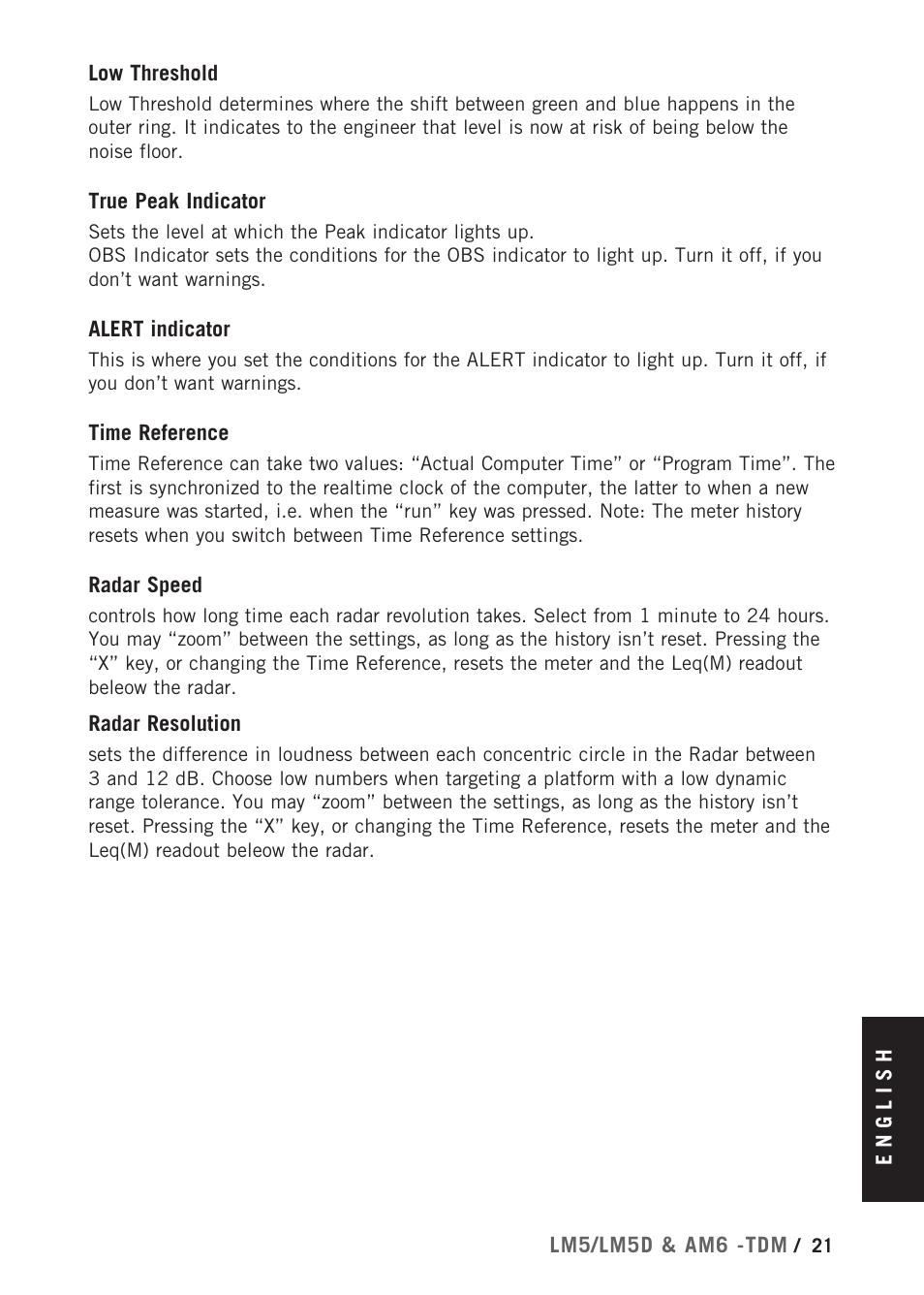 TC Electronic Radar Meter Bundle TDM User Manual | Page 23 / 24