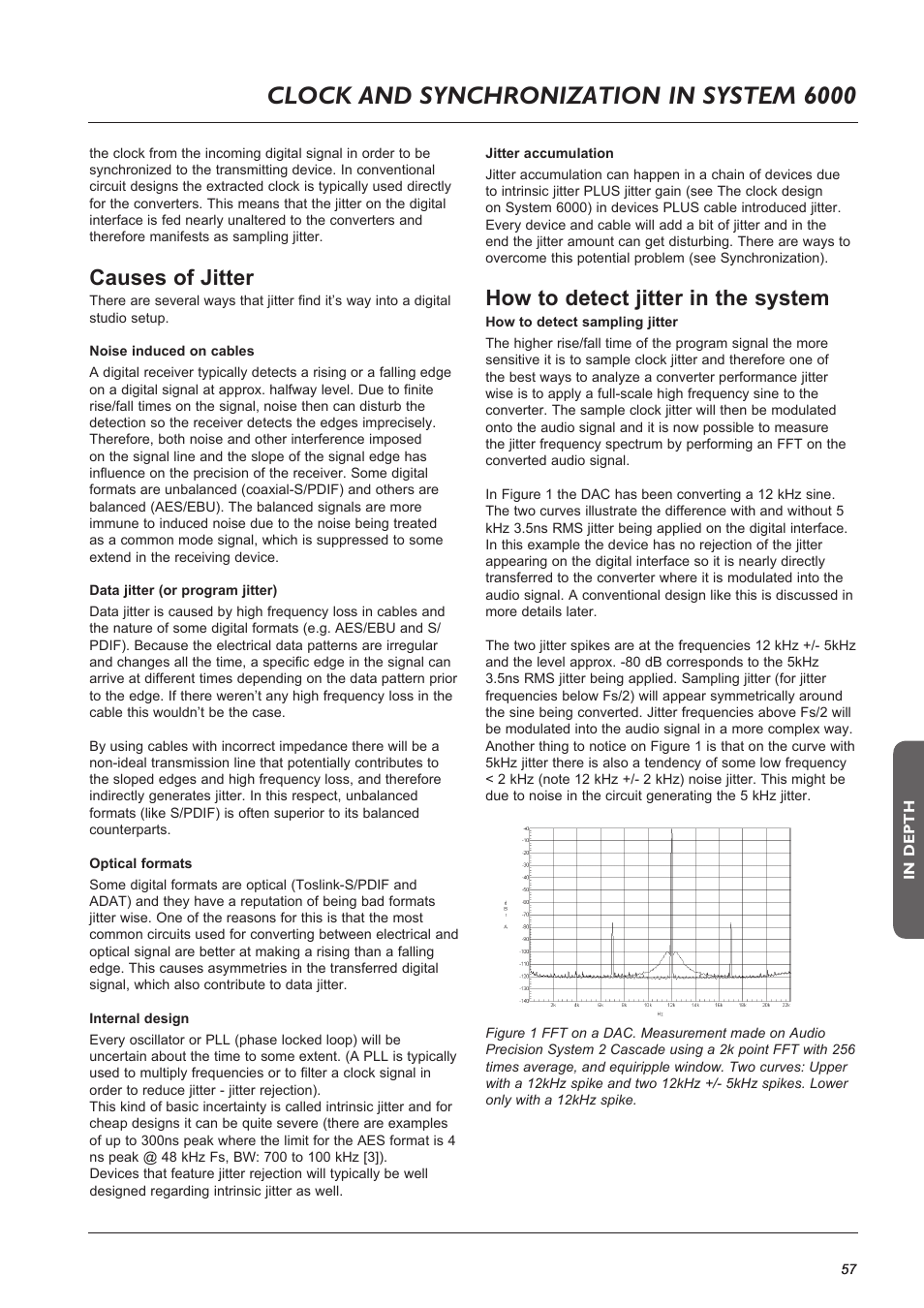 Page head, Page head clock and synchronization in system 6000, Causes of jitter | How to detect jitter in the system | TC Electronic Broadcast 6000 User Manual | Page 57 / 68