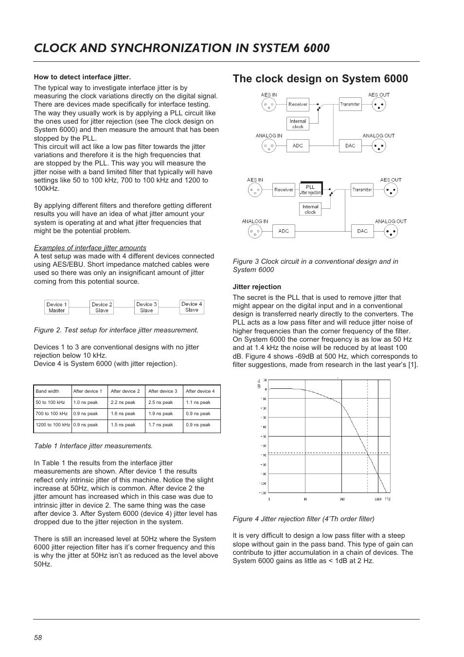 Page head clock and synchronization in system 6000, The clock design on system 6000 | TC Electronic Broadcast 6000 User Manual | Page 58 / 68