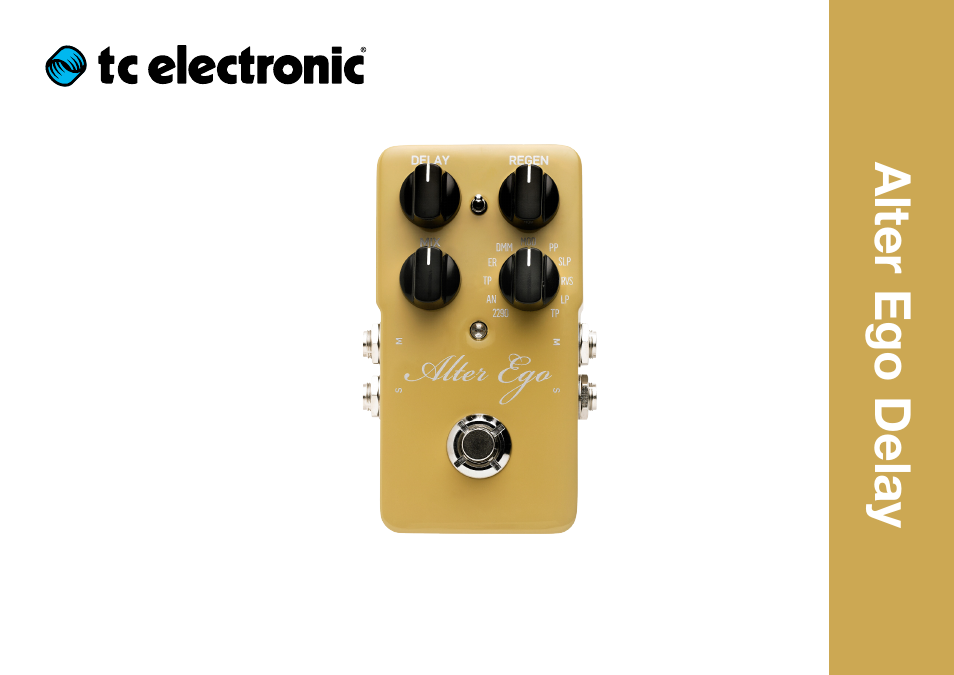 TC Electronic Alter Ego Delay User Manual | 20 pages