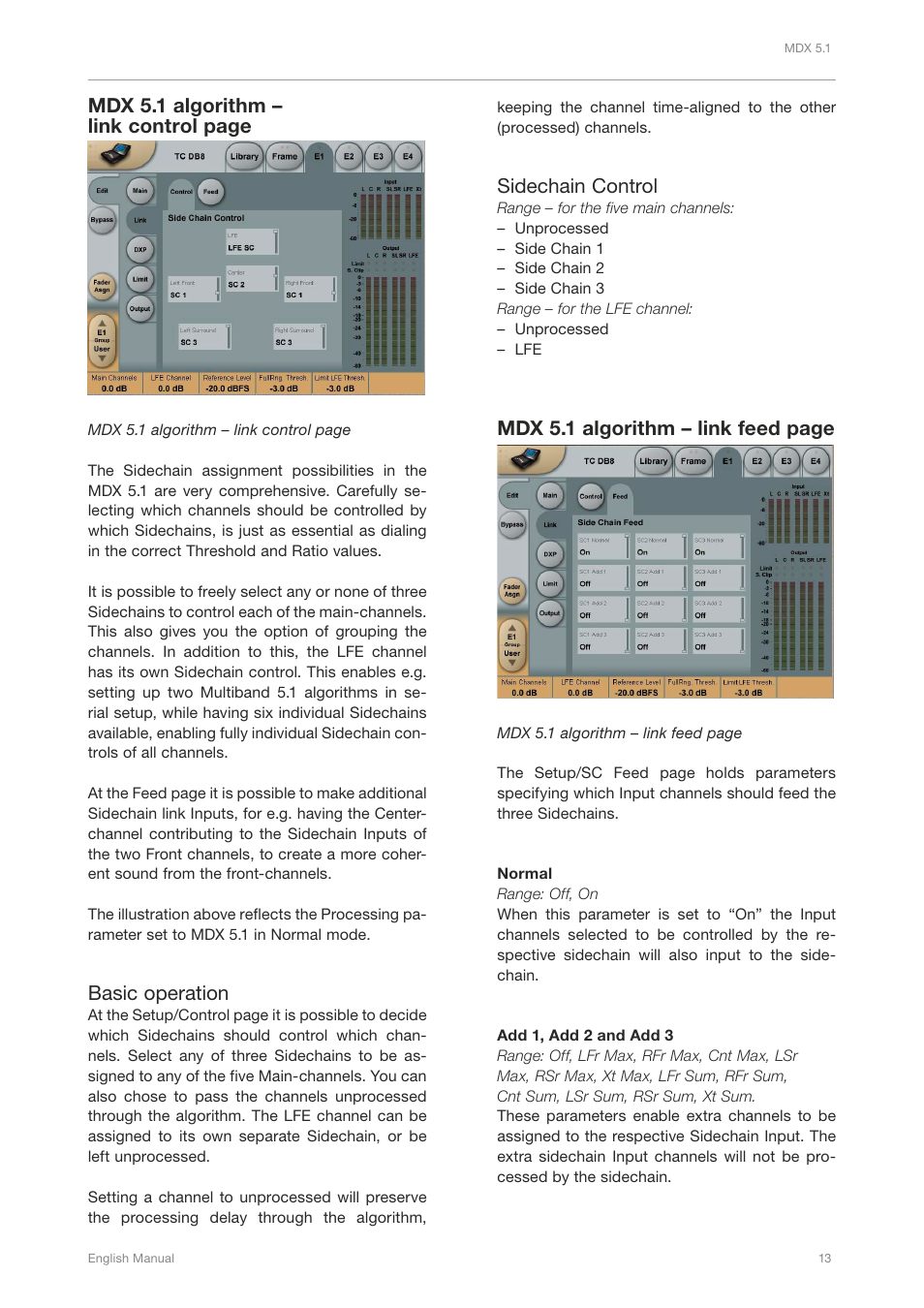 TC Electronic DB4 MKII User Manual | Page 17 / 95
