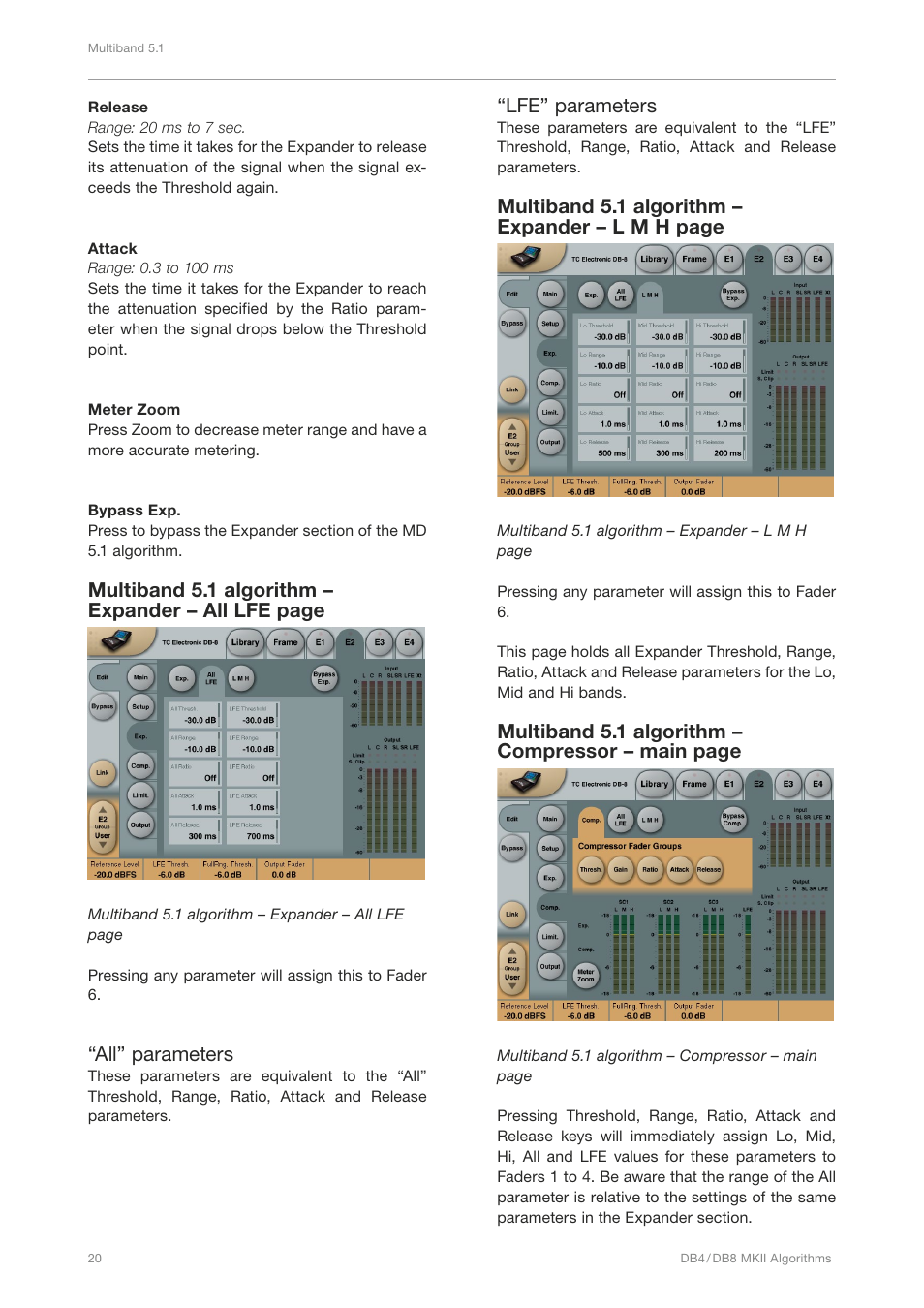 TC Electronic DB4 MKII User Manual | Page 24 / 95