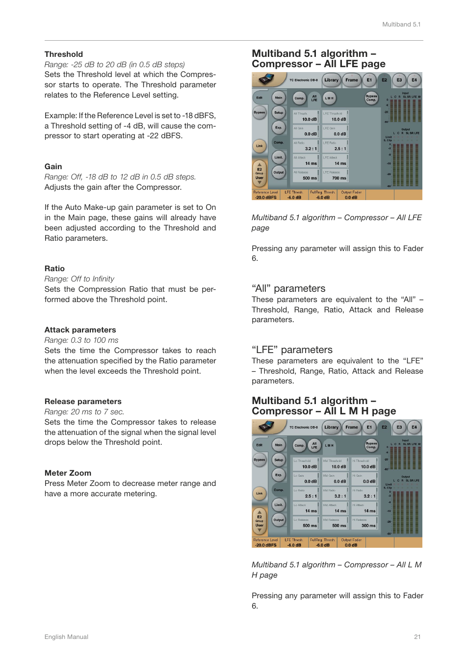 TC Electronic DB4 MKII User Manual | Page 25 / 95