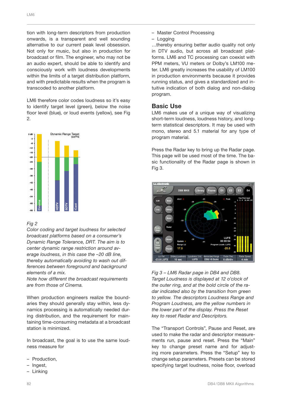 Basic use | TC Electronic DB4 MKII User Manual | Page 86 / 95