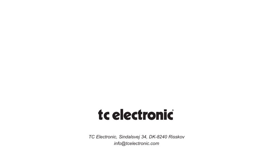 TC Electronic PolyTune Mini User Manual | Page 14 / 14