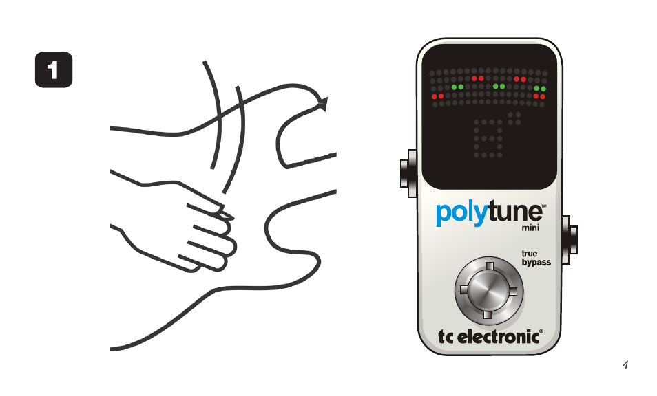 TC Electronic PolyTune Mini User Manual | Page 4 / 14