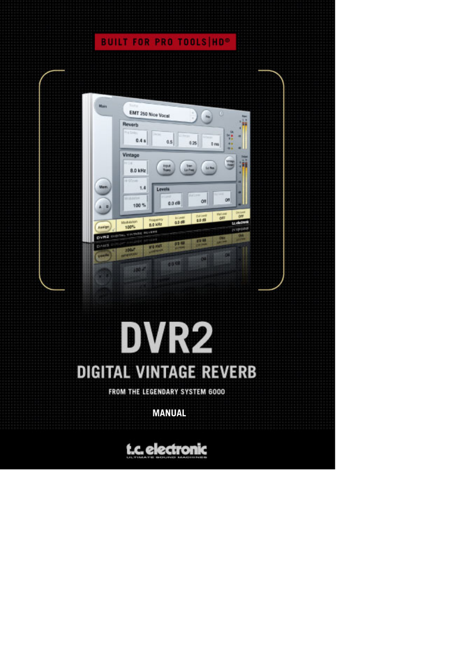 TC Electronic DVR2 TDM User Manual | 14 pages