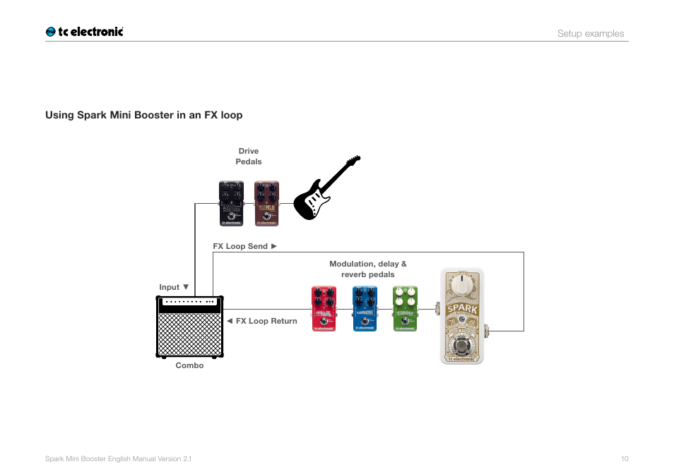 TC Electronic Spark Mini Booster User Manual | Page 12 / 15
