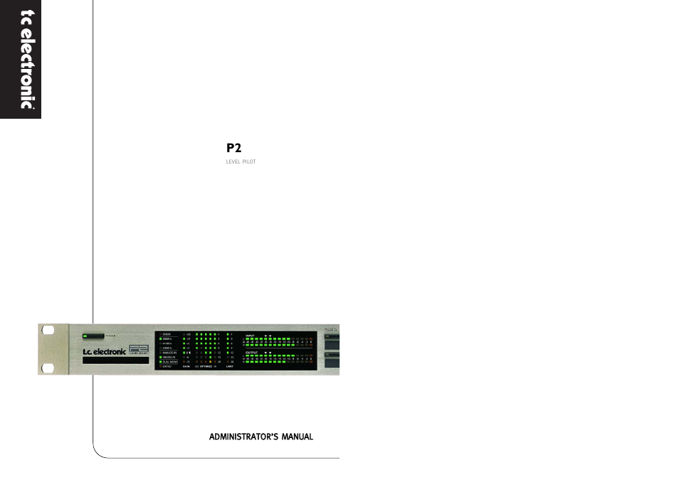 TC Electronic P2 User Manual | 21 pages