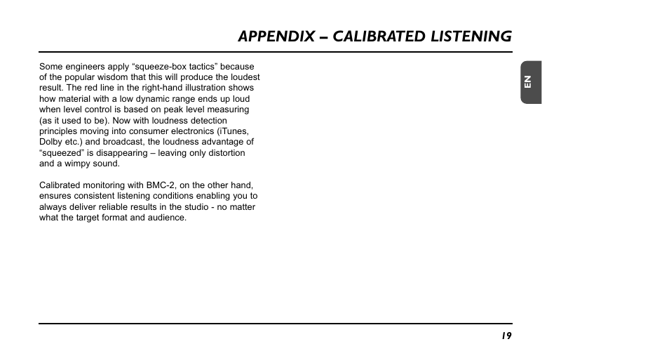 Appendix – calibrated listening | TC Electronic BMC-2 User Manual | Page 19 / 22