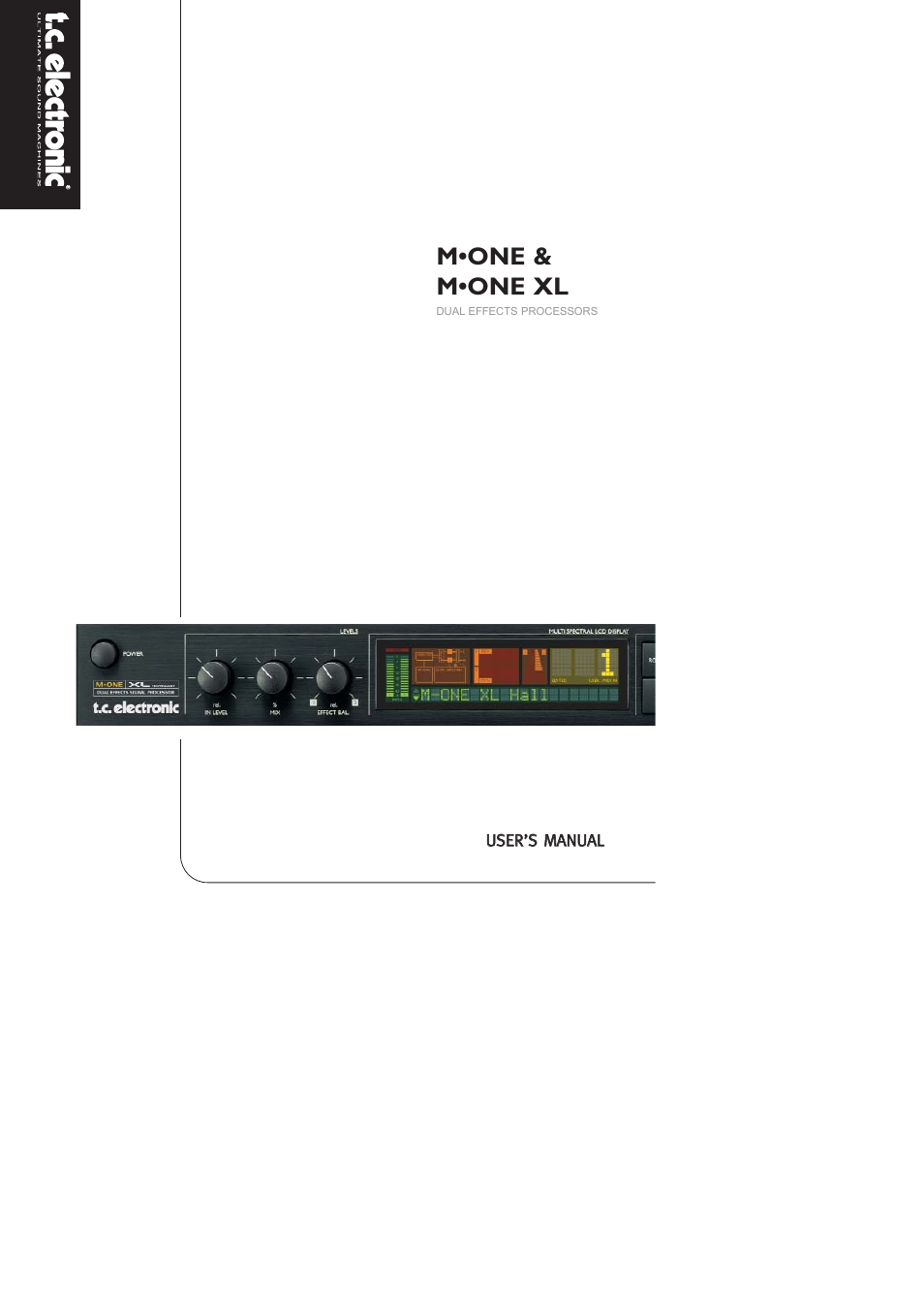 TC Electronic M-One XL User Manual | 46 pages