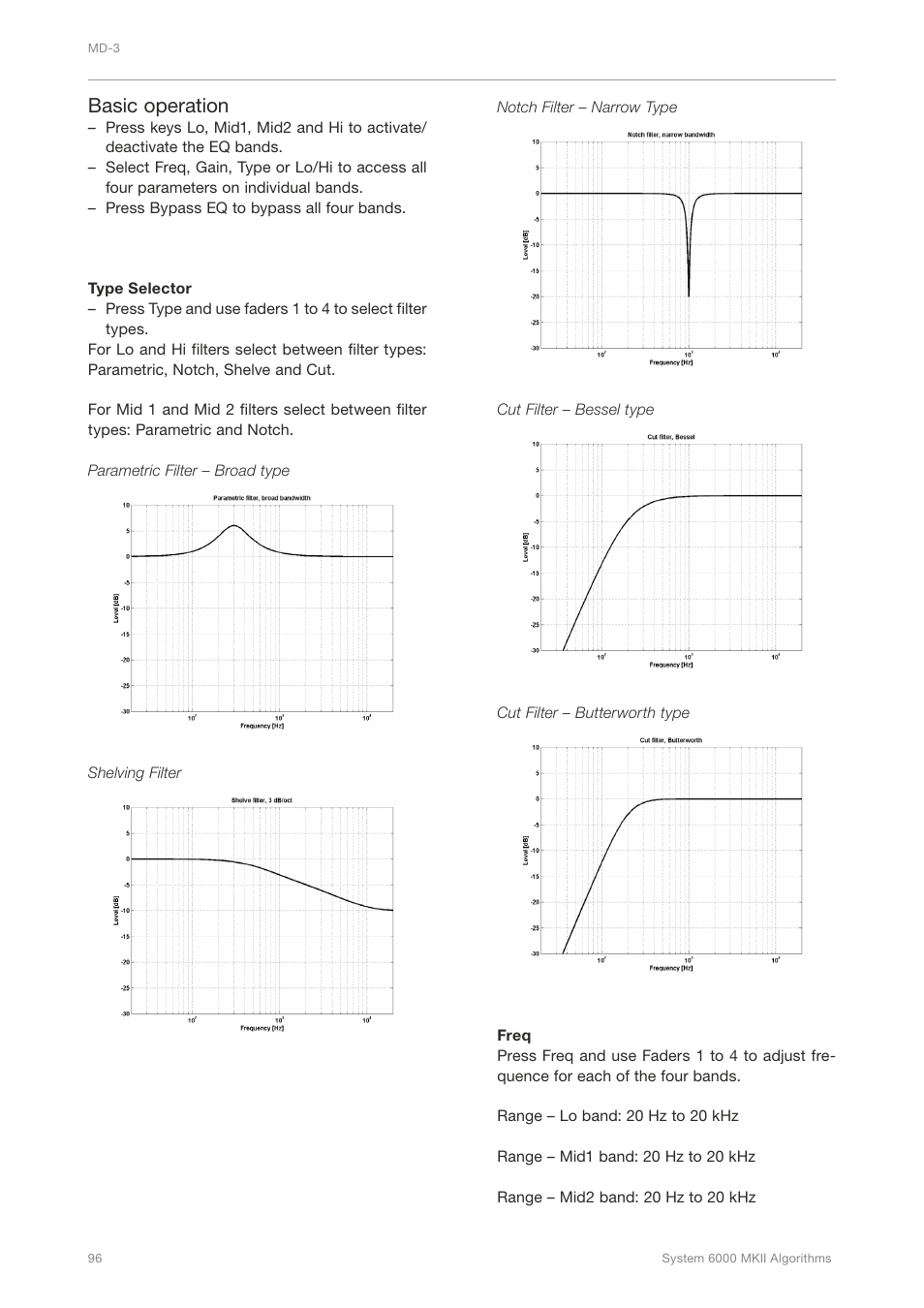Basic operation | TC Electronic Broadcast 6000 User Manual | Page 100 / 210