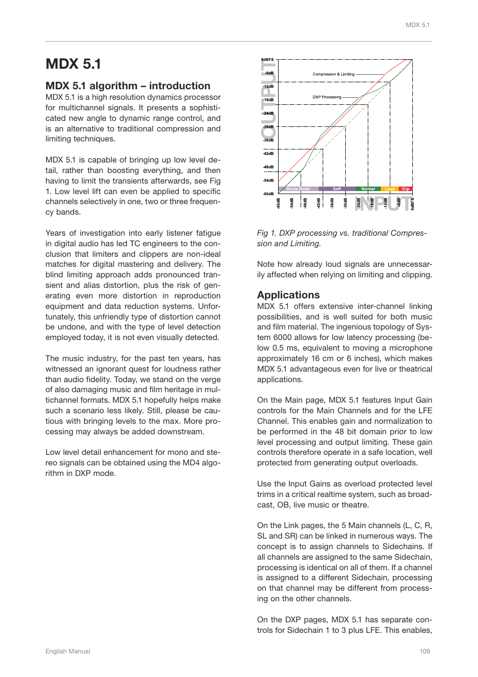 Mdx 5.1 | TC Electronic Broadcast 6000 User Manual | Page 113 / 210