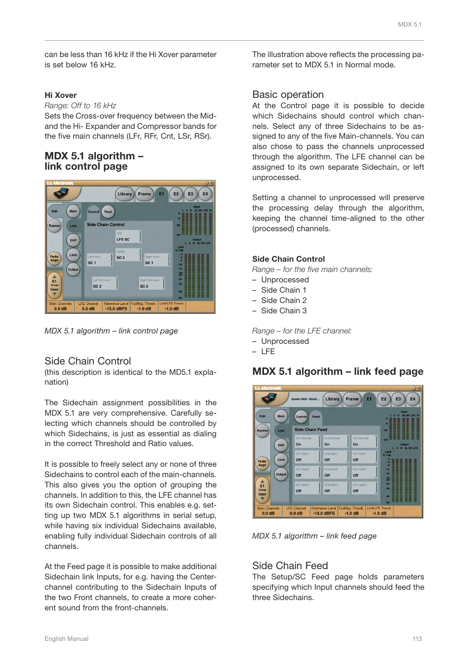 TC Electronic Broadcast 6000 User Manual | Page 117 / 210