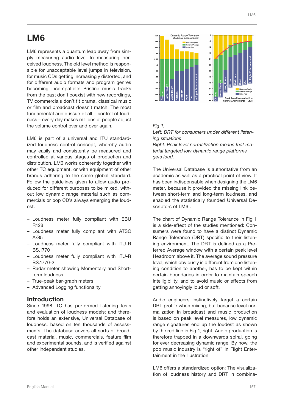Introduction | TC Electronic Broadcast 6000 User Manual | Page 161 / 210