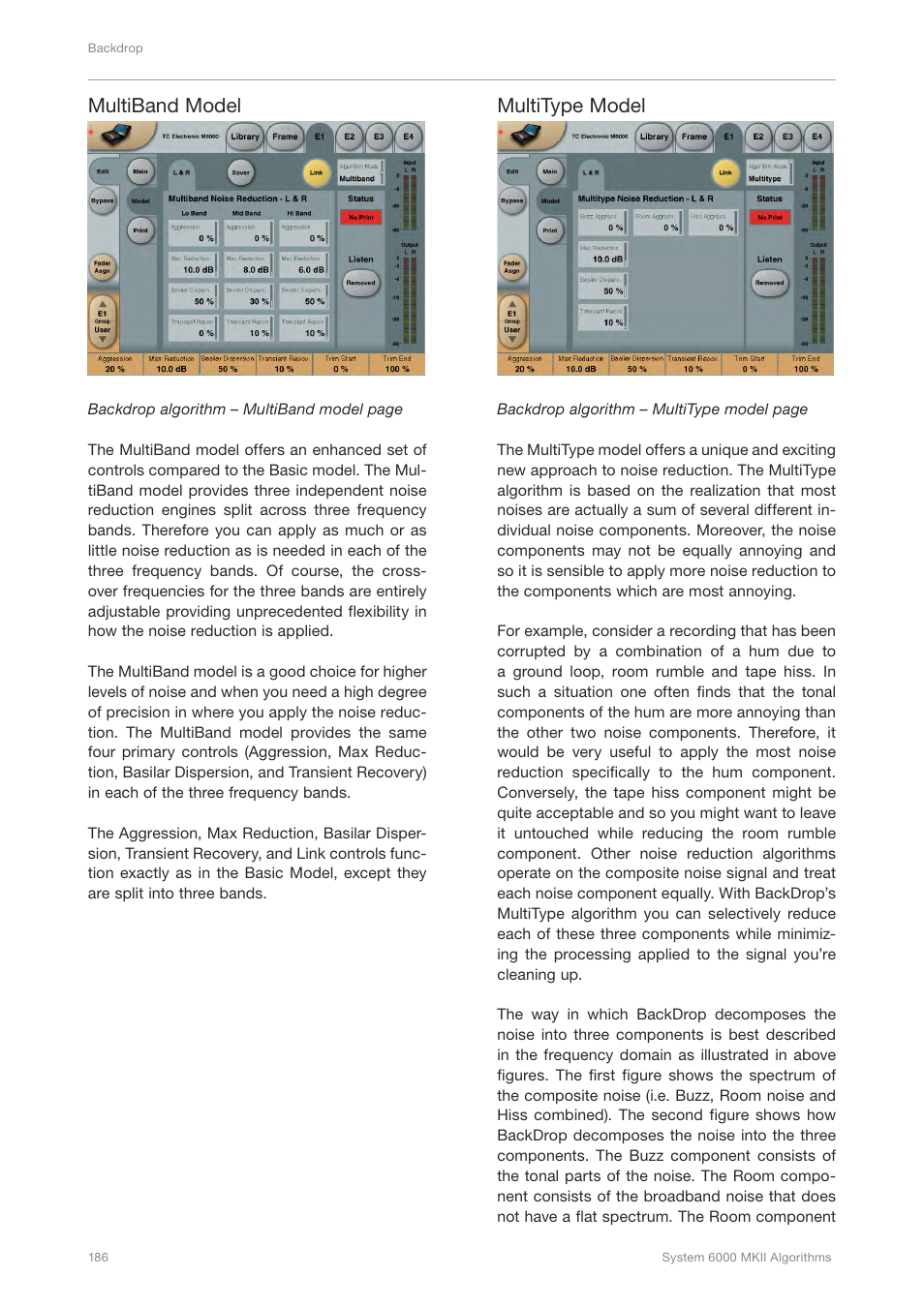 Multiband model, Multitype model | TC Electronic Broadcast 6000 User Manual | Page 190 / 210