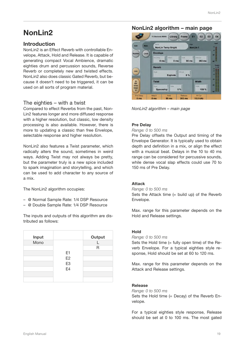Nonlin2 | TC Electronic Broadcast 6000 User Manual | Page 23 / 210