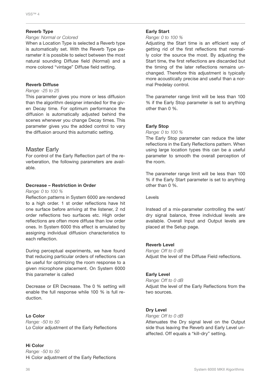Master early | TC Electronic Broadcast 6000 User Manual | Page 40 / 210