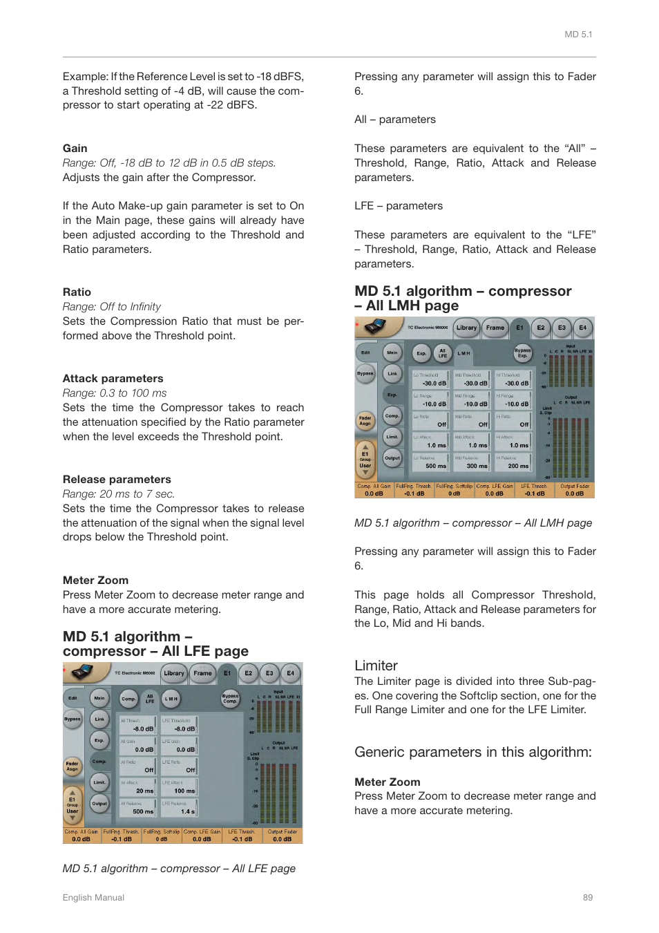 TC Electronic Broadcast 6000 User Manual | Page 93 / 210