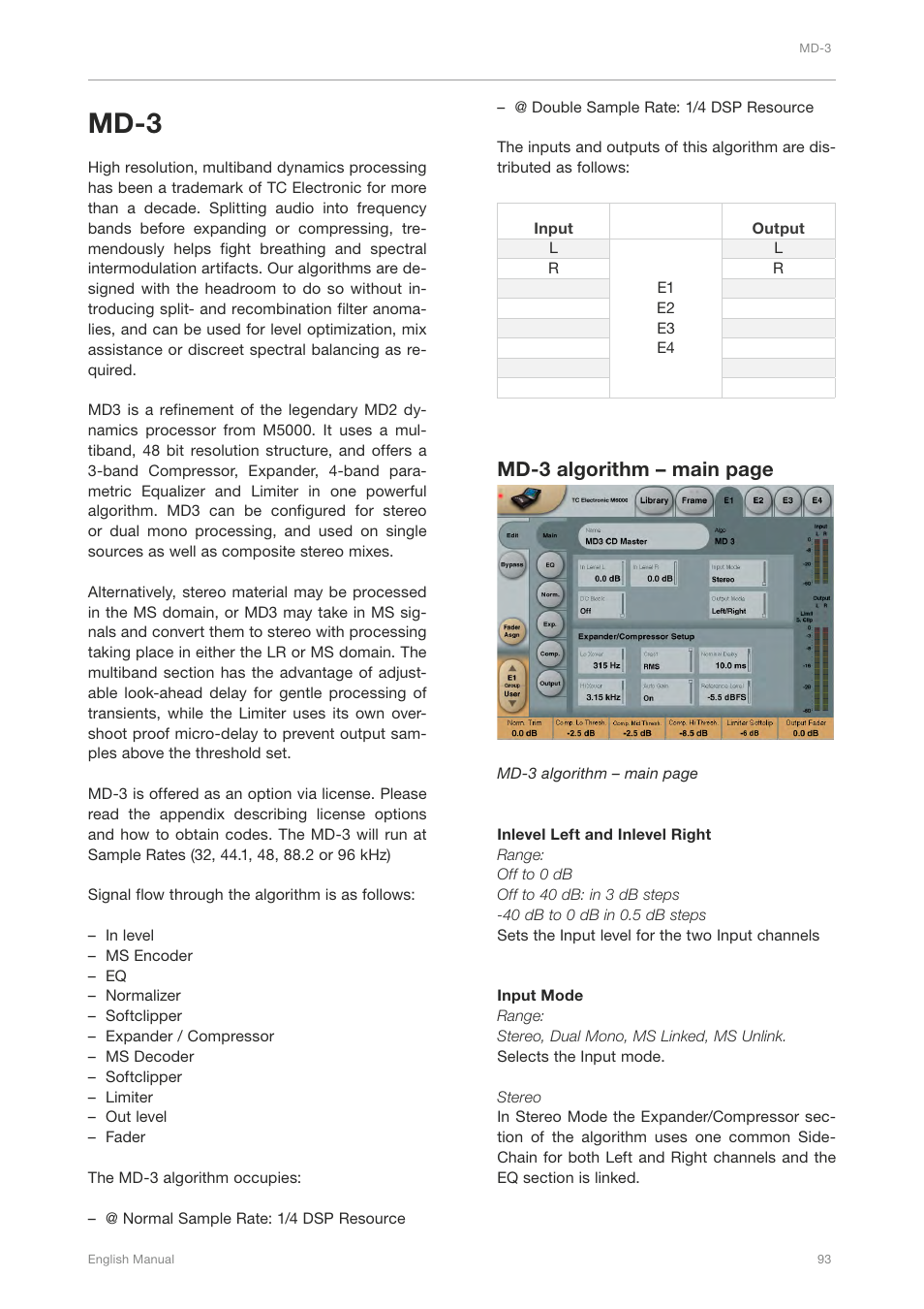 Md-3, Md-3 algorithm – main page | TC Electronic Broadcast 6000 User Manual | Page 97 / 210
