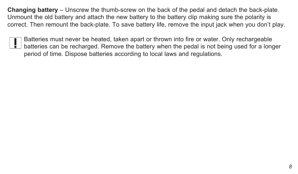 TC Electronic Röttweiler Distortion User Manual | Page 8 / 10