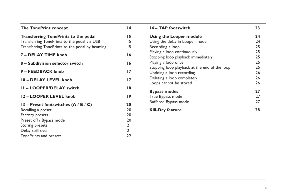 TC Electronic Flashback X4 Delay User Manual | Page 3 / 31