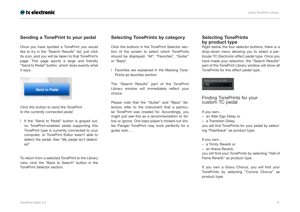 TC Electronic TonePrint Editor User Manual | Page 11 / 26
