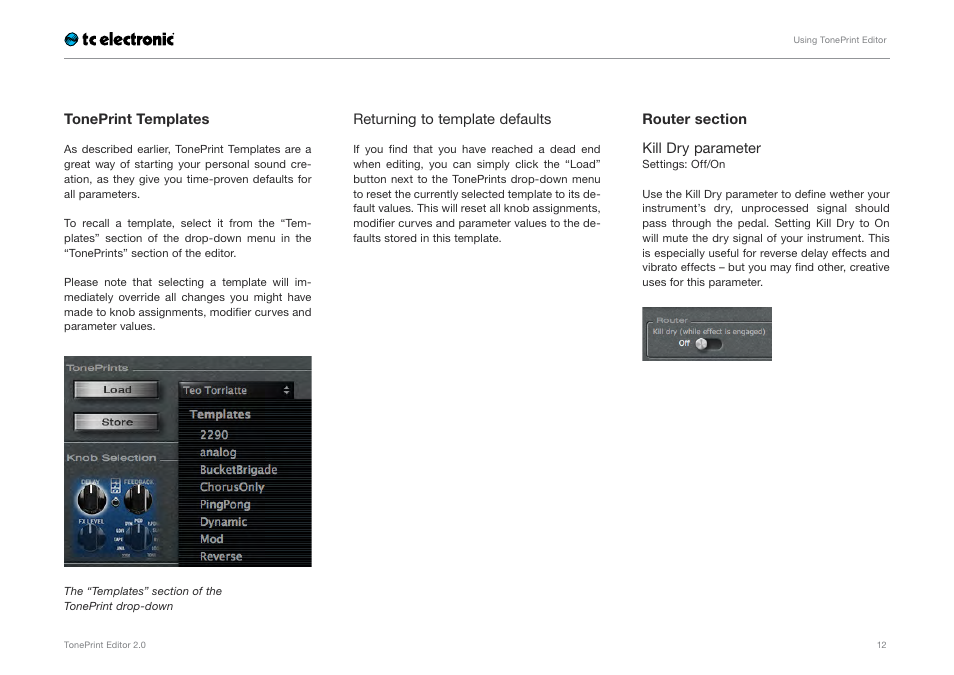 TC Electronic TonePrint Editor User Manual | Page 14 / 26