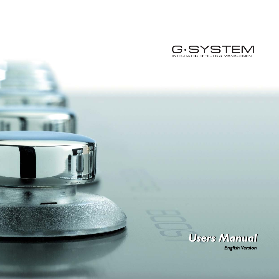 TC Electronic G-System User Manual | 81 pages