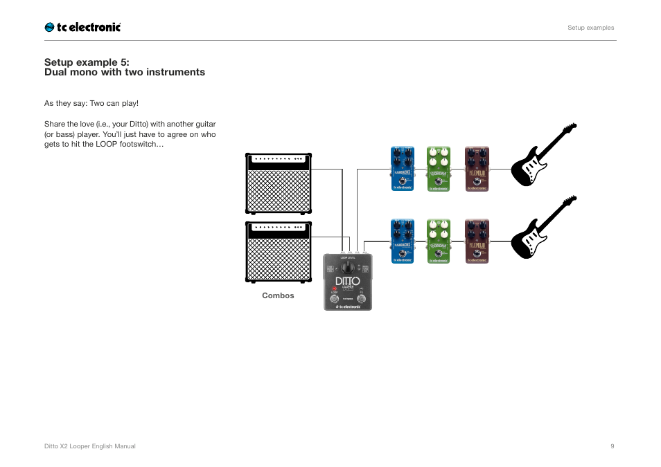 TC Electronic Ditto X2 Looper User Manual | Page 11 / 26