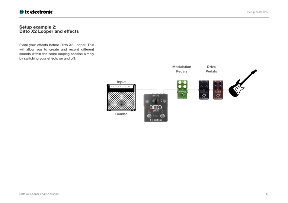 TC Electronic Ditto X2 Looper User Manual | Page 8 / 26