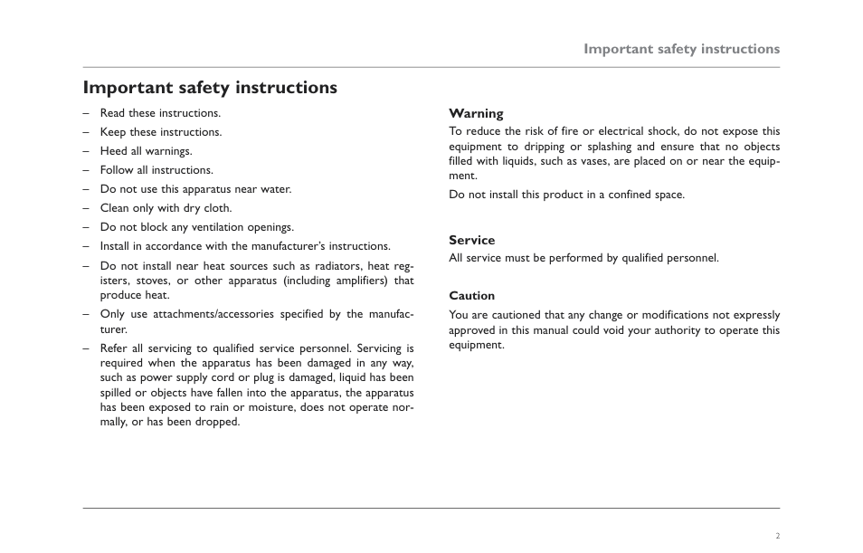 Important safety instructions | TC Electronic Ditto Looper User Manual | Page 4 / 12