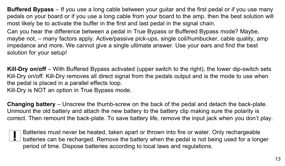 TC Electronic Hall of Fame Reverb User Manual | Page 13 / 15