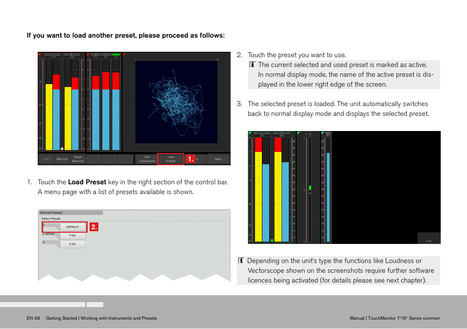 TC Electronic TouchMonitor User Manual | Page 26 / 38