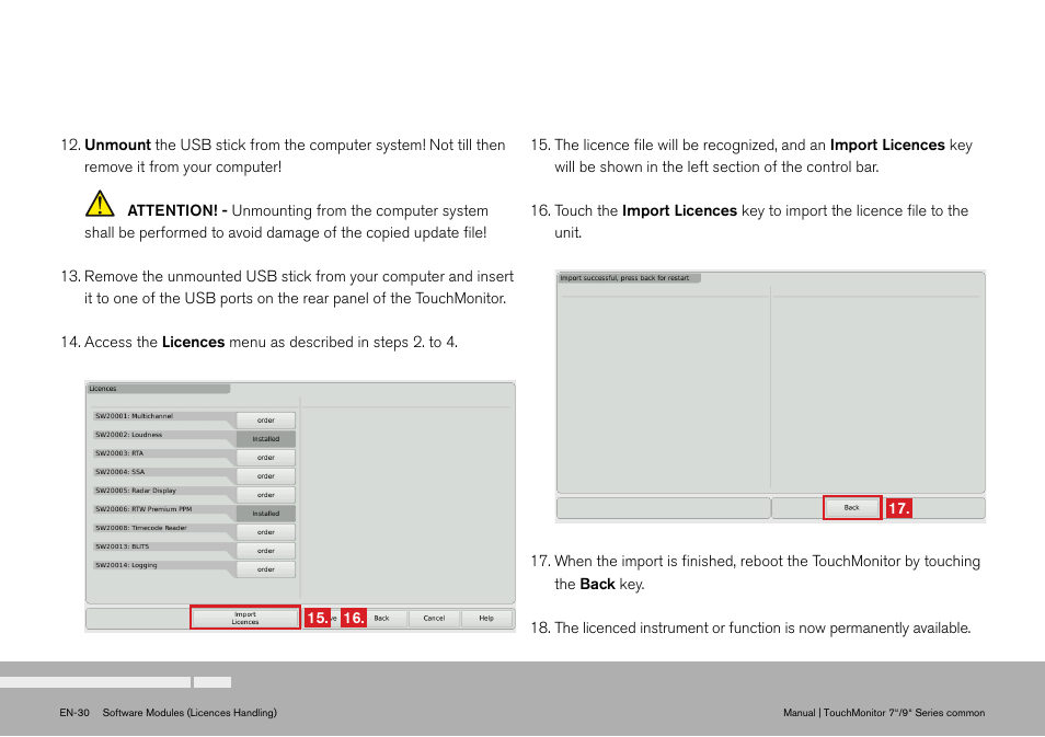TC Electronic TouchMonitor User Manual | Page 30 / 38