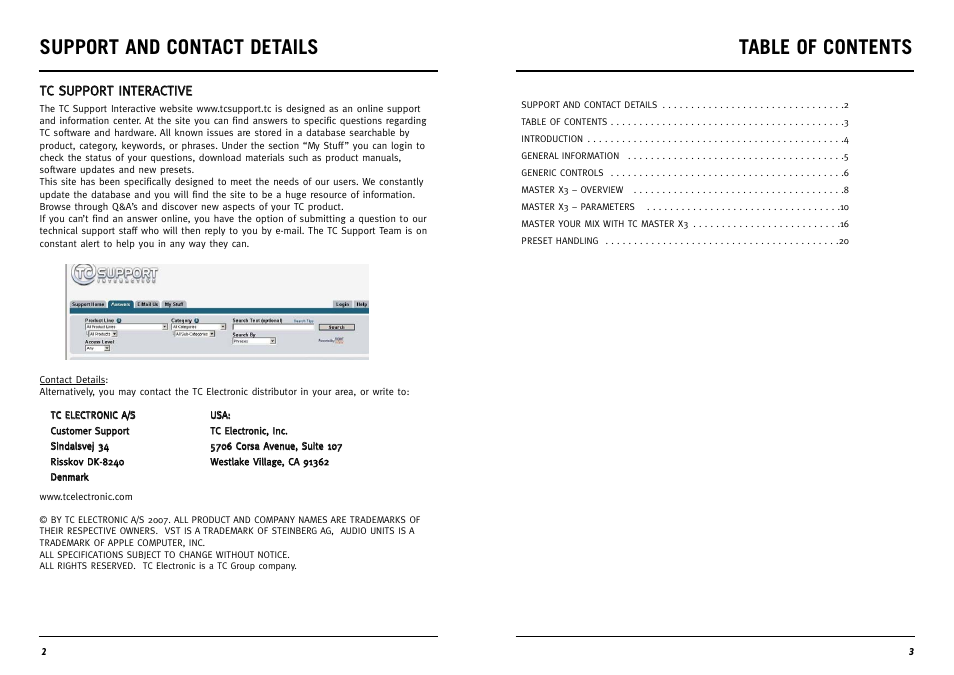TC Electronic Master X3 TDM User Manual | Page 2 / 11
