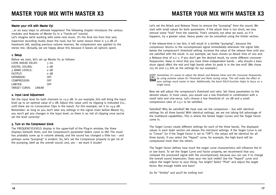 Master your mix with master x3 | TC Electronic Master X3 TDM User Manual | Page 9 / 11