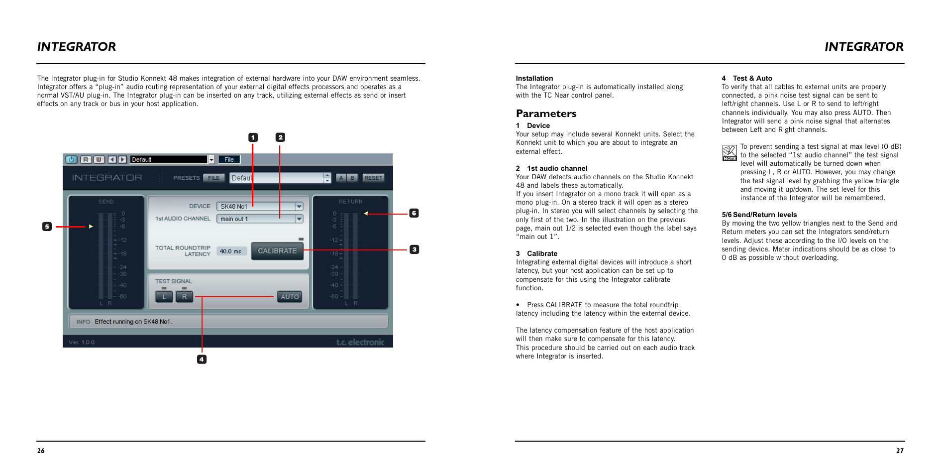 Integrator, Parameters | TC Electronic Studio Konnekt 48 User Manual | Page 15 / 37