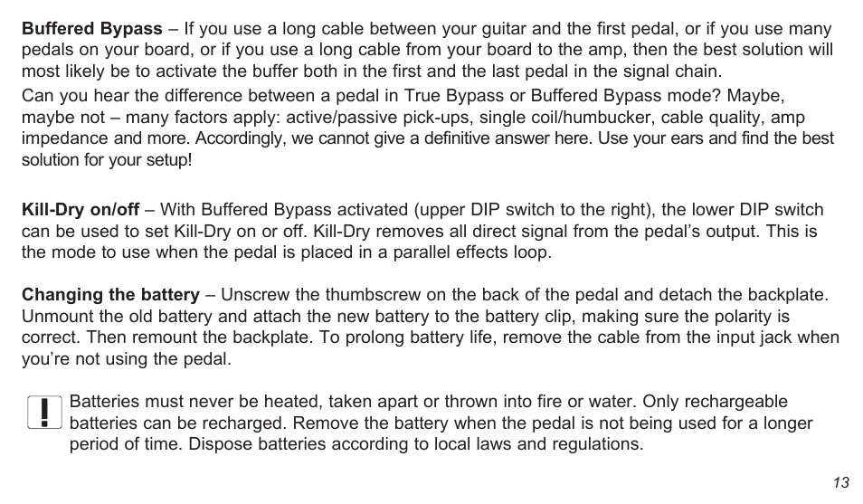 TC Electronic The Dreamscape User Manual | Page 13 / 15